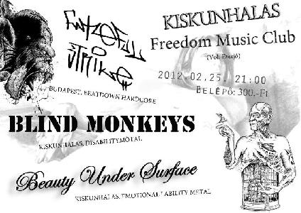 Blind Monkeys, Beauty Under Surface, Fateful Strike Freedom Music Club