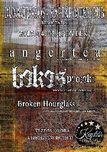 Angertea, Bekes Project, Broken Hourglass Kaptár Music Pub