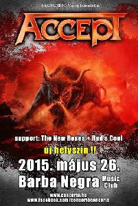 Accept, Red's Cool, The New Roses Barba Negra Music Club