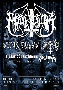 ELMARAD!!! Marduk, Svart Crown, Crest Of Darkness, Bio-Cancer, Sear Bliss, Svoid Kék Yuk