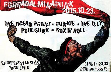 The Ocean Front, Punkie, The D.I.Y., Poul Sunk, Kox 'N Roll Rock Lyuk