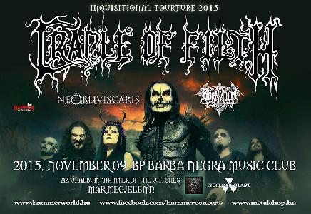 Cradle Of Filth, Ne Obliviscaris, Bornholm Barba Negra Music Club