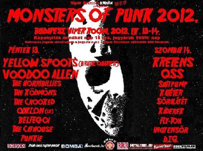 Monsters of punk fesztivál 2012 Viper Room Pub and Club