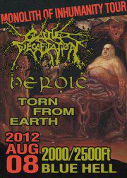 Cattle Decapitation, Heroic, Torn From Earth