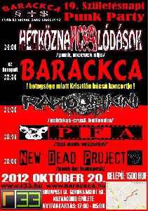 19. Barackca Születésnapi Punk Party