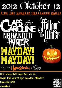 Fuck The Pumpkin Halloween Party Kék Yuk