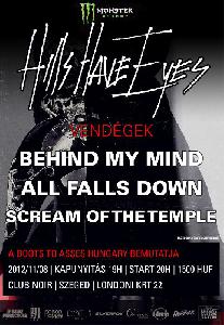 Hills Have Eyes, Behind My Mind, All Falls Down, Scream Of The Temple Club Noir