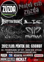 Mumus, Maradandó Károsodás, Begotten Silence, Banished to the Grave Zúzda Rock Kert