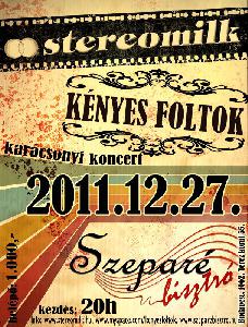 Kényes Foltok + Stereomilk Karácsonyi koncert