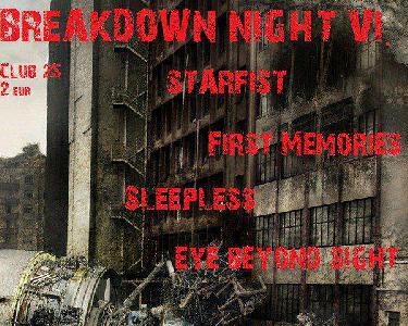 First Memories, Sleepless, Starfist, Eye Beyond Sight Rock Club 25