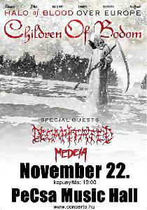 Children Of Bodom, Decapitated, Medeia