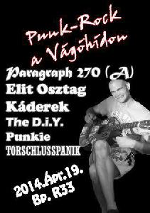 TORSCHLUSSPANIK, The D.i.y., Elit Osztag, Káderek, Punkie, Paragraph 270 R33
