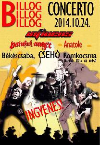 Billog, Influens, Painful Anger, Anatole Csehó Romkocsma