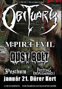 Obituary, M:Pire of Evil, Dust Bolt, Posthum