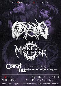 Oceano, Make Them Suffer, Orient Fall, Omega Diatribe KVLT (ex-Vörös Yuk)