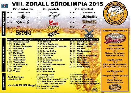 VIII. Zorall Sörolimpia Európa Kemping