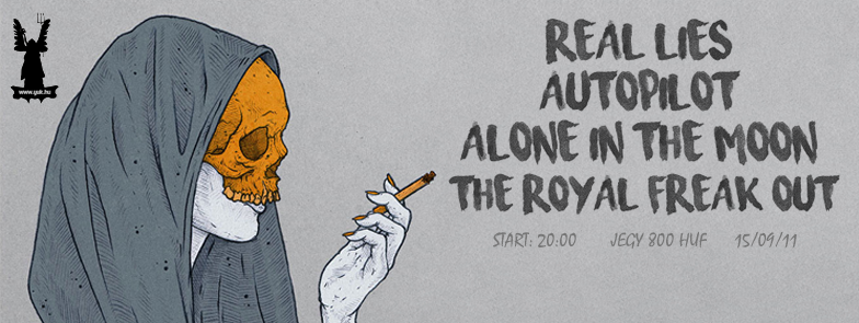 Real Lies, Autopilot, Alone in the Moon, The Royal Freak Out Kék Yuk