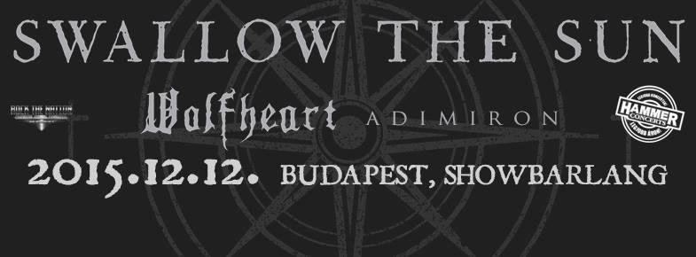 Swallow The Sun, Wolfheart, Admirion ShowBarlang