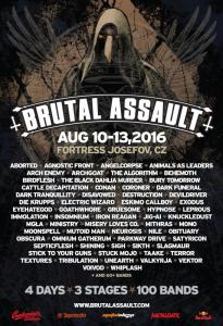 Brutal Assault 2016 JOSEFOV Katonai Erődítmény