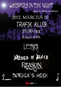 Leecher, Dressed In Black, Reason, Butcher's Hook Trafik Klub