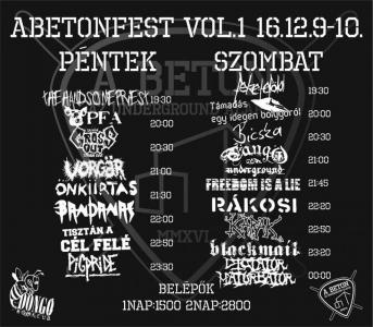 Abetonfest vol1. Dongó RomKlub