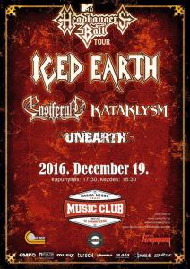 Iced Earth, Ensiferum, Kataklysm, Unearth Barba Negra Music Club