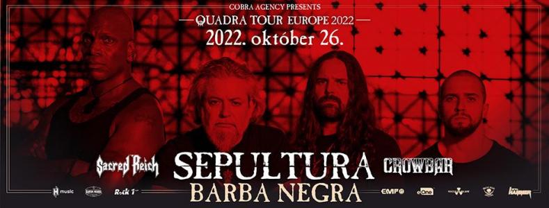 Sepultura - Quadra Tour Europe 2022 