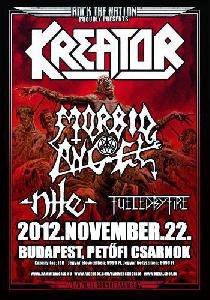 Kreator, Morbid Angel, Nile, Fueled By Fire