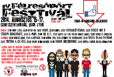 IV. Félresöpört fersztivál - Két napos hardcore, punk, oi, fesztivál!