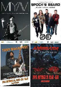 Tony MacAlpine, Spock's Beard, Annihilator és Miyavi koncertek  ősszel