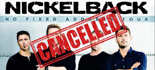 Elmarad a Nickelback teljes idei turnéja!