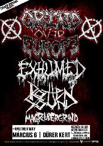 EMLÉKEZTETŐ!!! Rotten Sound, Magrudergrind, Exhumed 