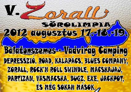 V. Zorall Sörolimpia - alakul a program